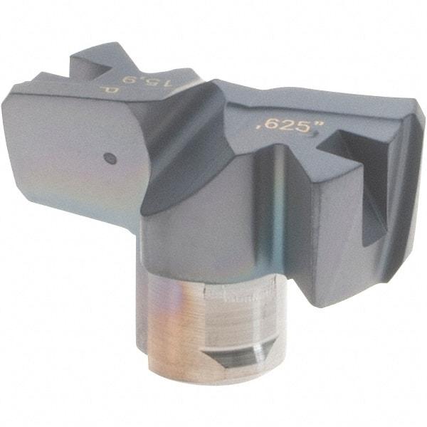 Iscar - Series FCP, 15.9mm Diam Grade IC908 Replaceable Drill Tip - Carbide, TiAlN/TiN Finish, 15 Seat Size - Americas Industrial Supply