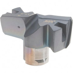 Iscar - Series FCP, 15.9mm Diam Grade IC908 Replaceable Drill Tip - Carbide, TiAlN/TiN Finish, 15 Seat Size - Americas Industrial Supply