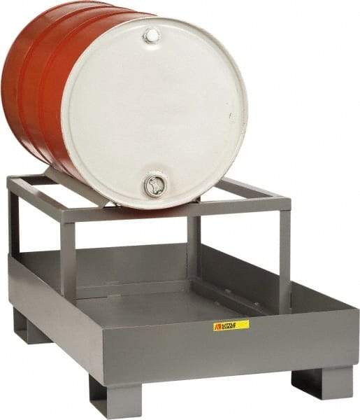 Little Giant - 33 Gal Sump, 1 Drum, Steel Drum Rack - 51" Long x 26" Wide x 22" High - Americas Industrial Supply