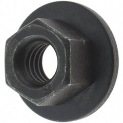 Value Collection - M6x1.00 Steel Washer Hex Nut - 10mm Across Flats, Phosphate Finish - Americas Industrial Supply