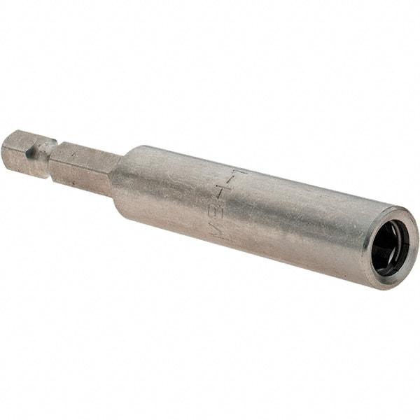 VEGA Industries - 1/4" Magnetic Bit Holder with C-Ring - 1/4" Hex Drive, 3" OAL - Americas Industrial Supply