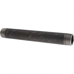 Value Collection - Black Pipe Nipples & Pipe Style: Welded Pipe Size: 1-1/4 (Inch) - Americas Industrial Supply