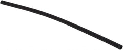 Value Collection - 6" Long Heat Shrink Electrical Tubing - Black - Americas Industrial Supply