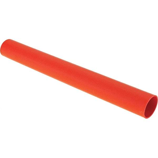 Value Collection - 8" Long Heat Shrink Electrical Tubing - Red - Americas Industrial Supply