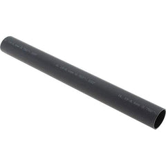 Value Collection - 8" Long Heat Shrink Electrical Tubing - Black - Americas Industrial Supply