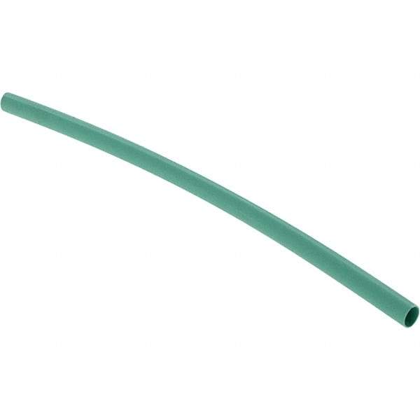 Value Collection - 4" Long Heat Shrink Electrical Tubing - Green - Americas Industrial Supply