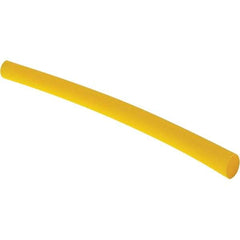 Value Collection - 4" Long Heat Shrink Electrical Tubing - Yellow - Americas Industrial Supply