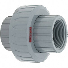 Value Collection - 1-1/4" CPVC Plastic Pipe Union with EPDM O-Ring - FIPT x FIPT End Connections - Americas Industrial Supply