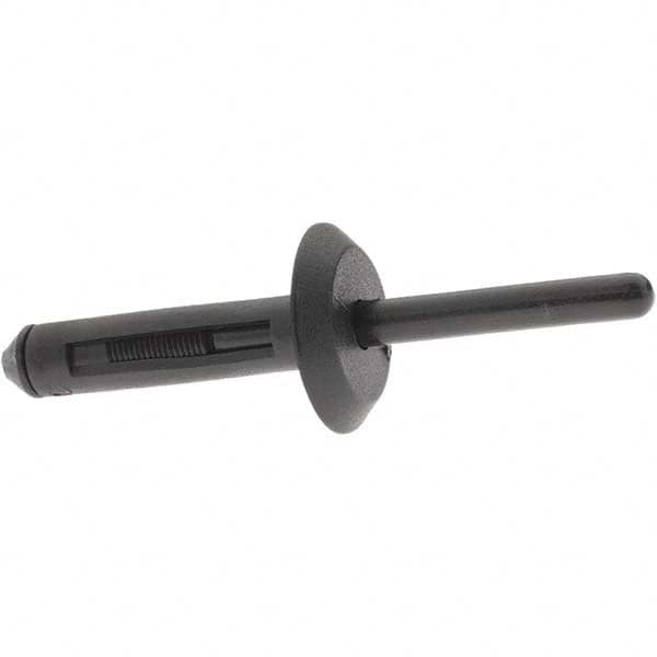 Value Collection - Flat Head, Nylon Multi Grip Blind Rivet - Americas Industrial Supply