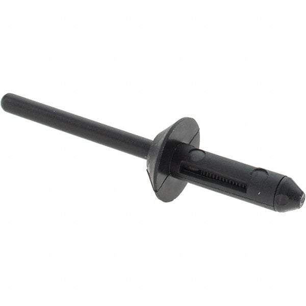 Value Collection - Nylon Multi Grip Blind Rivet - 1/16" to 11/64" Grip, 1/2" Head Diam, 1-7/8" Length Under Head, - Americas Industrial Supply