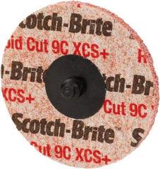 3M - 3" Disc Diam, Ceramic Quick Change Disc - Type R Attaching System, Nonwoven, Orange, Extra Coarse Grade, 15,100 RPM - Americas Industrial Supply