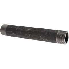 Value Collection - Black Pipe Nipples & Pipe Style: Welded Pipe Size: 1-1/4 (Inch) - Americas Industrial Supply