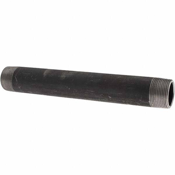 Value Collection - Black Pipe Nipples & Pipe Style: Welded Pipe Size: 1-1/4 (Inch) - Americas Industrial Supply