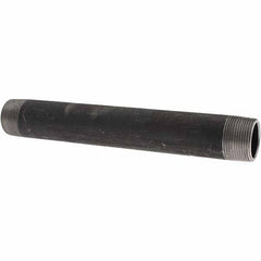Value Collection - Black Pipe Nipples & Pipe Style: Welded Pipe Size: 1-1/4 (Inch) - Americas Industrial Supply