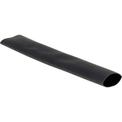 Value Collection - 6" Long Heat Shrink Electrical Tubing - Black - Americas Industrial Supply