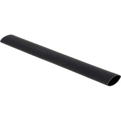 Value Collection - 6" Long Heat Shrink Electrical Tubing - Black - Americas Industrial Supply