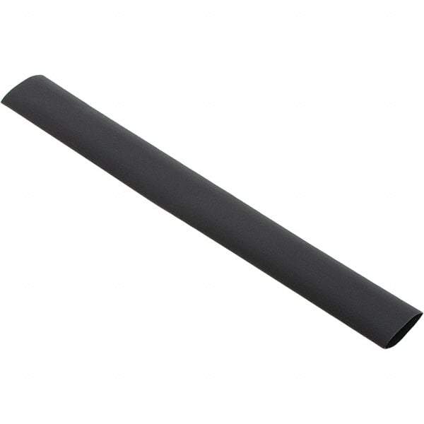 Value Collection - 6" Long Heat Shrink Electrical Tubing - Black - Americas Industrial Supply