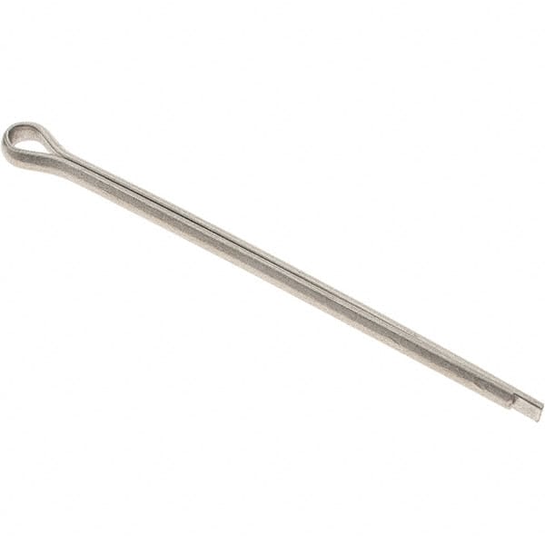 Value Collection - 1/8" Diam x 2-1/2" Long Extended Prong Cotter Pin - Grade 18-8, Uncoated, Stainless Steel - Americas Industrial Supply