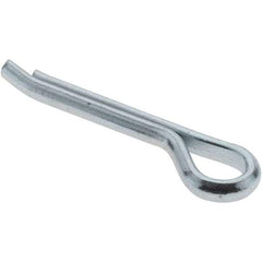 Value Collection - 1/4" Diam x 1-1/2" Long Hammerlock Cotter Pin - Grade 2, Zinc-Plated, Steel - Americas Industrial Supply