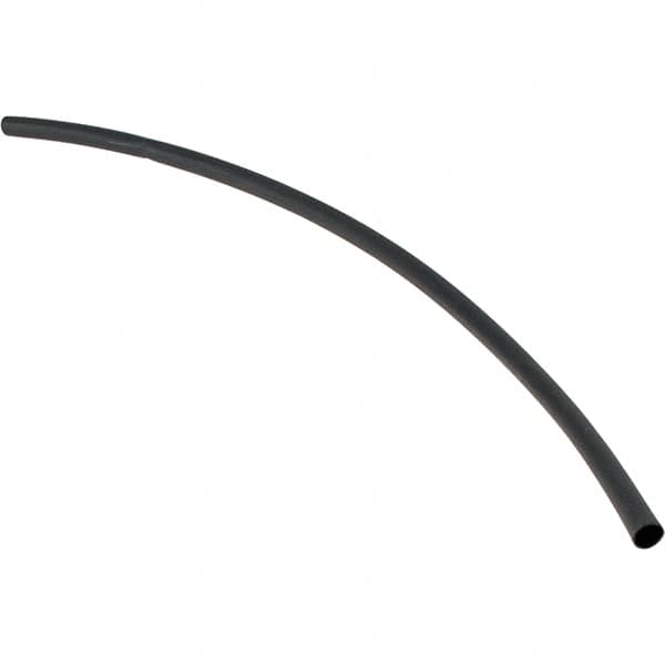 Value Collection - 12" Long Heat Shrink Electrical Tubing - Black - Americas Industrial Supply