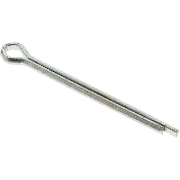 Value Collection - 5/32" Diam x 2" Long Extended Prong Cotter Pin - Grade 2, Zinc-Plated, Steel - Americas Industrial Supply