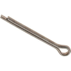 Value Collection - 5/32" Diam x 1-1/2" Long Extended Prong Cotter Pin - Grade 2, Zinc-Plated, Steel - Americas Industrial Supply