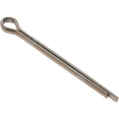 Value Collection - 7/64" Diam x 1-1/2" Long Extended Prong Cotter Pin - Grade 2, Uncoated, Steel - Americas Industrial Supply