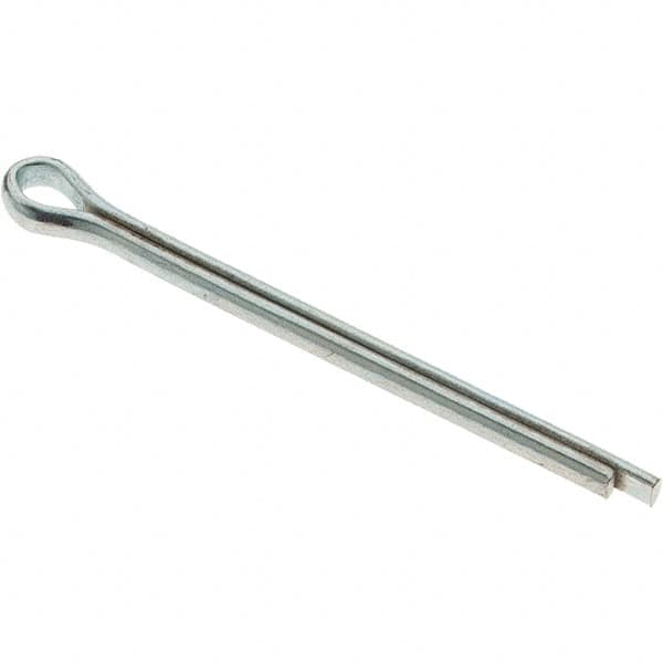 Value Collection - Extended Prong Cotter Pin - Grade 2, Zinc-Plated, Steel - Americas Industrial Supply