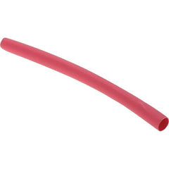 Value Collection - 6" Long Heat Shrink Electrical Tubing - Red - Americas Industrial Supply