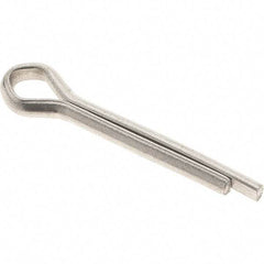 Value Collection - 5/32" Diam x 1" Long Extended Prong Cotter Pin - Grade 18-8, Uncoated, Stainless Steel - Americas Industrial Supply