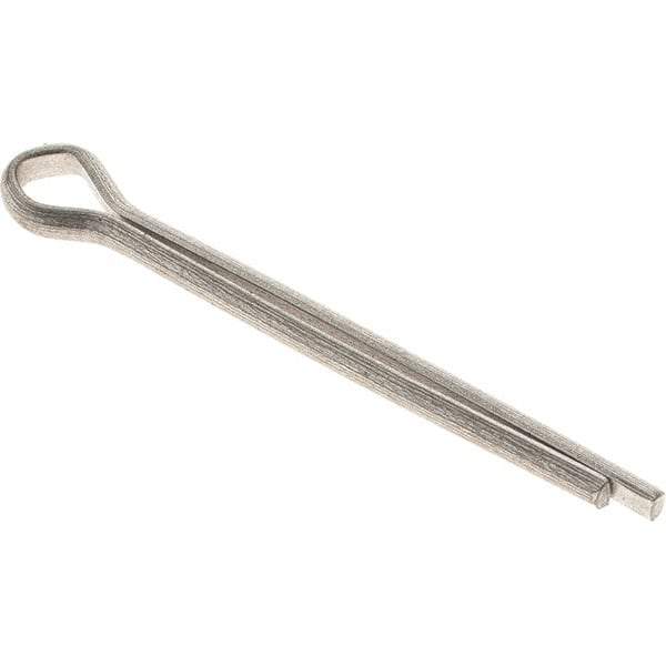 Value Collection - 1/8" Diam x 1-1/2" Long Extended Prong Cotter Pin - Grade 18-8, Uncoated, Stainless Steel - Americas Industrial Supply