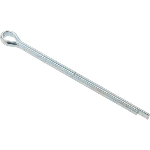 Value Collection - 7/64" Diam x 2" Long Extended Prong Cotter Pin - Grade 2, Zinc-Plated, Steel - Americas Industrial Supply