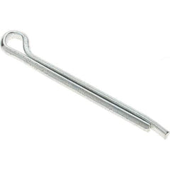 Value Collection - 3/8" Diam x 4" Long Hammerlock Cotter Pin - Grade 2, Zinc-Plated, Steel - Americas Industrial Supply