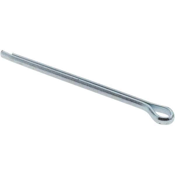 Value Collection - 7/64" Diam x 2" Long Hammerlock Cotter Pin - Grade 2, Zinc-Plated, Steel - Americas Industrial Supply