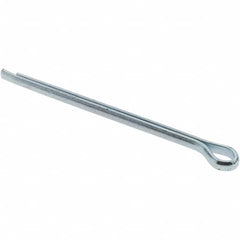 Value Collection - 7/64" Diam x 2" Long Hammerlock Cotter Pin - Grade 2, Zinc-Plated, Steel - Americas Industrial Supply