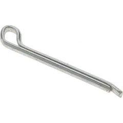 Value Collection - 7/64" Diam x 1-1/4" Long Hammerlock Cotter Pin - Grade 2, Zinc-Plated, Steel - Americas Industrial Supply