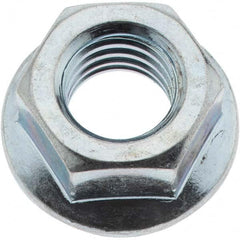 Value Collection - 1/2-13, 1/2" Flange Diam, Serrated Flange Nut - Americas Industrial Supply