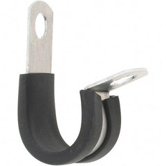 Made in USA - Pipe & Cable Clamps Type: Cushion Clamp Tube Diameter: 1/2 (Inch) - Americas Industrial Supply