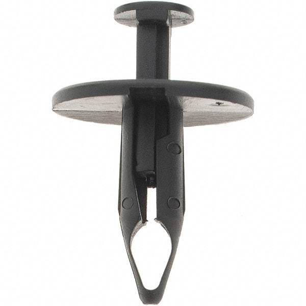 Value Collection - 8mm Hole Diam, Keyhole Shank, Nylon Panel Rivet - 1" Length Under Head, 5.8mm Material Thickness - Americas Industrial Supply