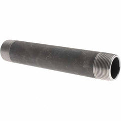 Value Collection - Black Pipe Nipples & Pipe Style: Welded Pipe Size: 1-1/4 (Inch) - Americas Industrial Supply