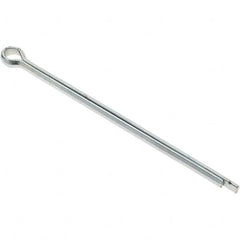 Value Collection - 1/4" Diam x 5" Long Extended Prong Cotter Pin - Grade 2, Zinc-Plated, Steel - Americas Industrial Supply