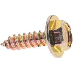 Hex Head Cap Screw: M4.8 x 1.61 x 17 mm, Dichromate Finish