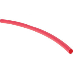 Value Collection - 6" Long Heat Shrink Electrical Tubing - Red - Americas Industrial Supply