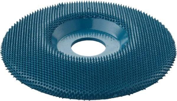 KUTZALL - 4-1/2" Wheel Diam, 7/8" Arbor Hole, Depressed Center Wheel - Fine Grade, Tungsten Carbide, 15,000 Max RPM - Americas Industrial Supply