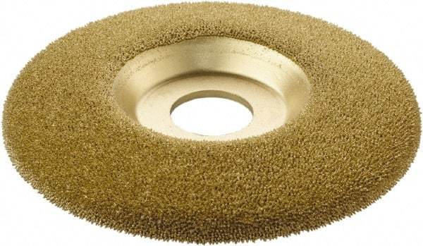 KUTZALL - 4-1/2" Wheel Diam, 7/8" Arbor Hole, Type 27 Depressed Center Wheel - Tungsten Carbide, 15,000 Max RPM - Americas Industrial Supply