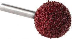 KUTZALL - 1" Cut Diam, 1/4" Shank Diam, Ball Head Burr - Carbide - Americas Industrial Supply