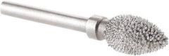KUTZALL - 1/4" Cut Diam, 1/8" Shank Diam, Flame Head Burr - Carbide - Americas Industrial Supply