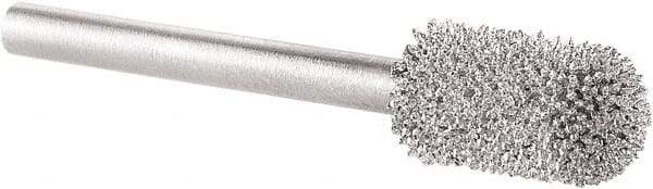 KUTZALL - 1/4" Cut Diam, 1/8" Shank Diam, Cylinder Ball End Head Burr - Carbide, Ball End - Americas Industrial Supply