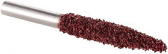 KUTZALL - 1/4" Cut Diam, 1/4" Shank Diam, Taper Head Burr - Carbide - Americas Industrial Supply