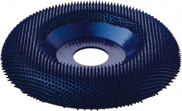 KUTZALL - 4-1/2" Wheel Diam, 5/8" Wheel Thickness, 7/8" Arbor Hole, Type 27 Depressed Center Wheel - Tungsten Carbide, 15,000 Max RPM - Americas Industrial Supply
